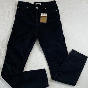 Zara‎ Woman NWT "The Skinny Velvet" Jeans, Premium Denim Collection, Black, S 40